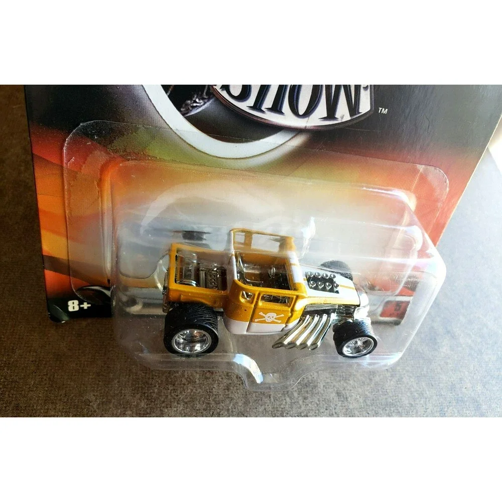 2007 Hot Wheels BONE SHAKER Metalflake Dark Yellow STREET SHOW SERIES SS5SP 1:64